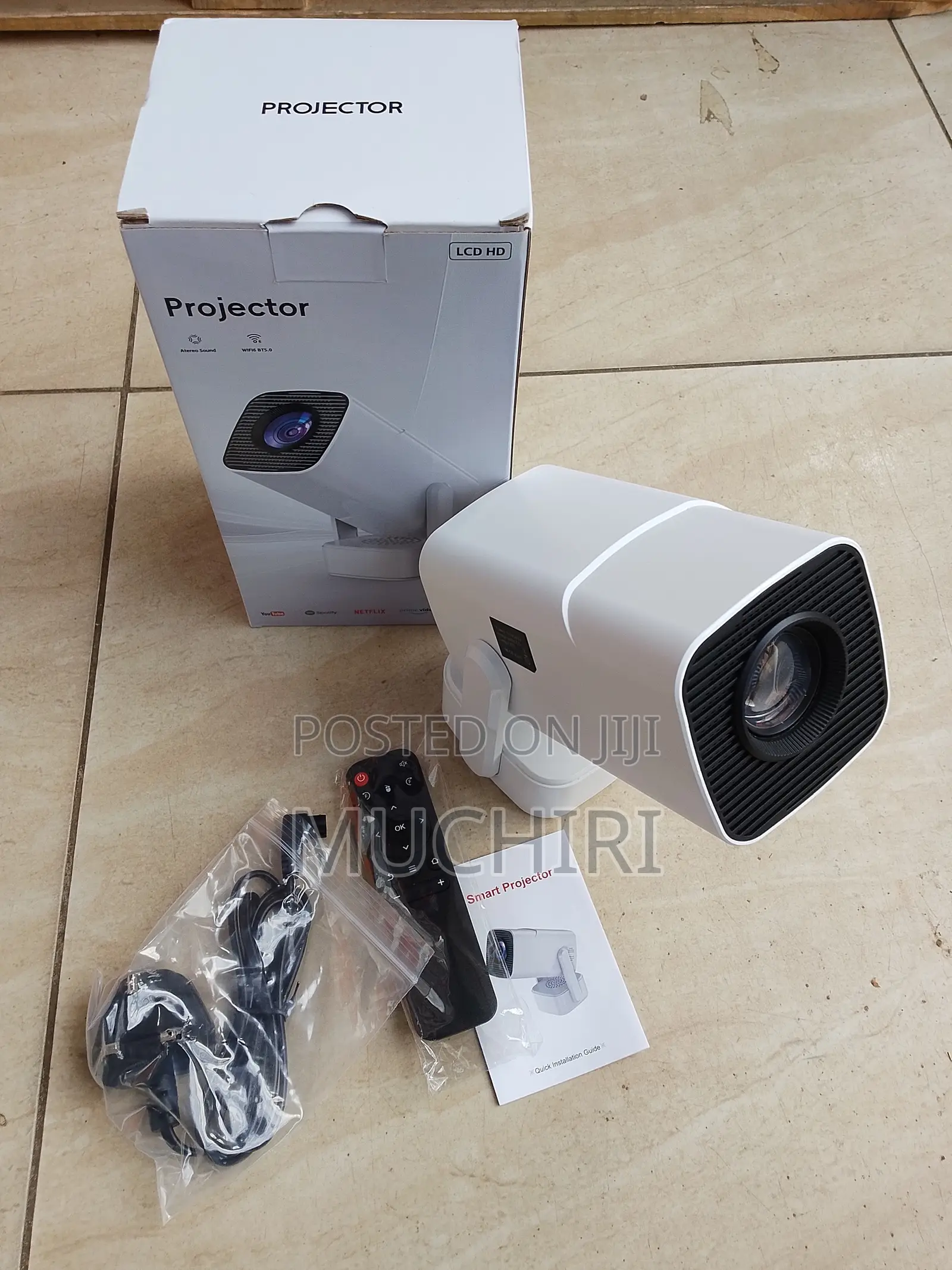 F800 Smart Android Projector With Netflix Youtube Spotify +0ther Apps