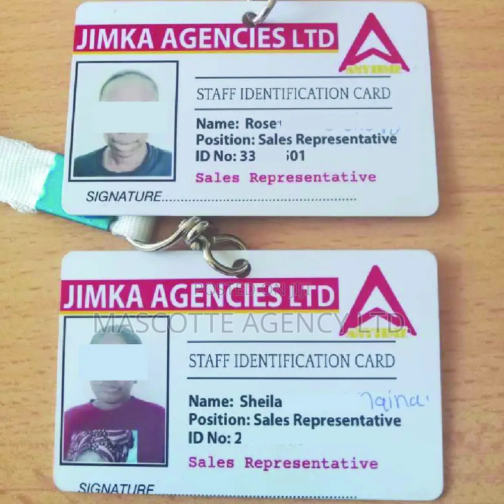 Job ID Cards/School ID