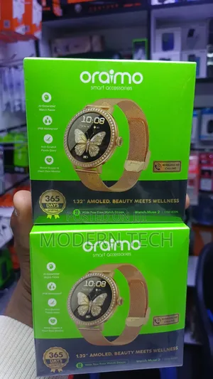 Oraimo Watch Muse 2 1.32" AMOLED Smart Watch