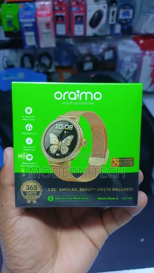 Oraimo Watch Muse 2 AMOLED Smartwatch – IP68 Waterproof