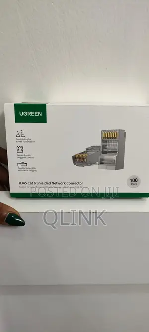 UGREEN Cat 6 Unshielded RJ45 Modular Plugs 100-Pack