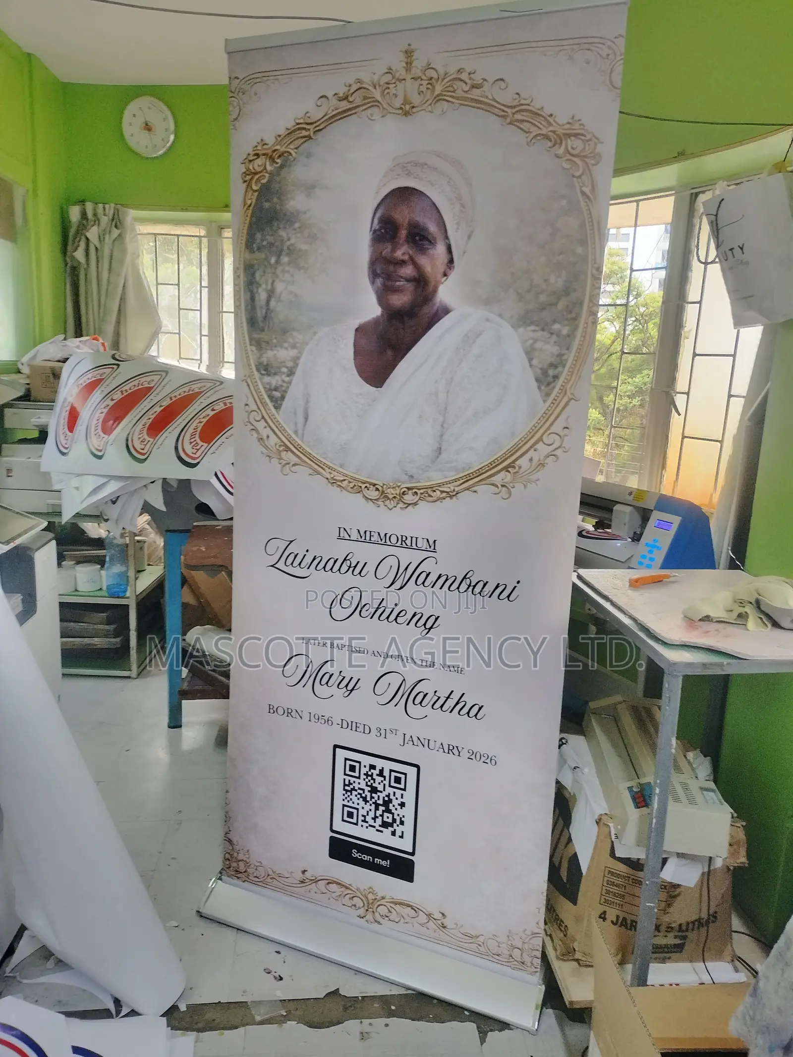 Funeral Banner