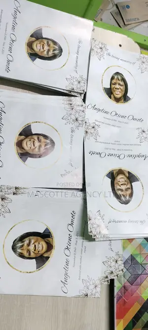 8 Page A4 Eulogy/ Funeral Programs ( Free Design)