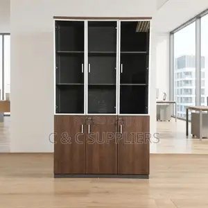 Wooden Filling 3-Door Cabinet