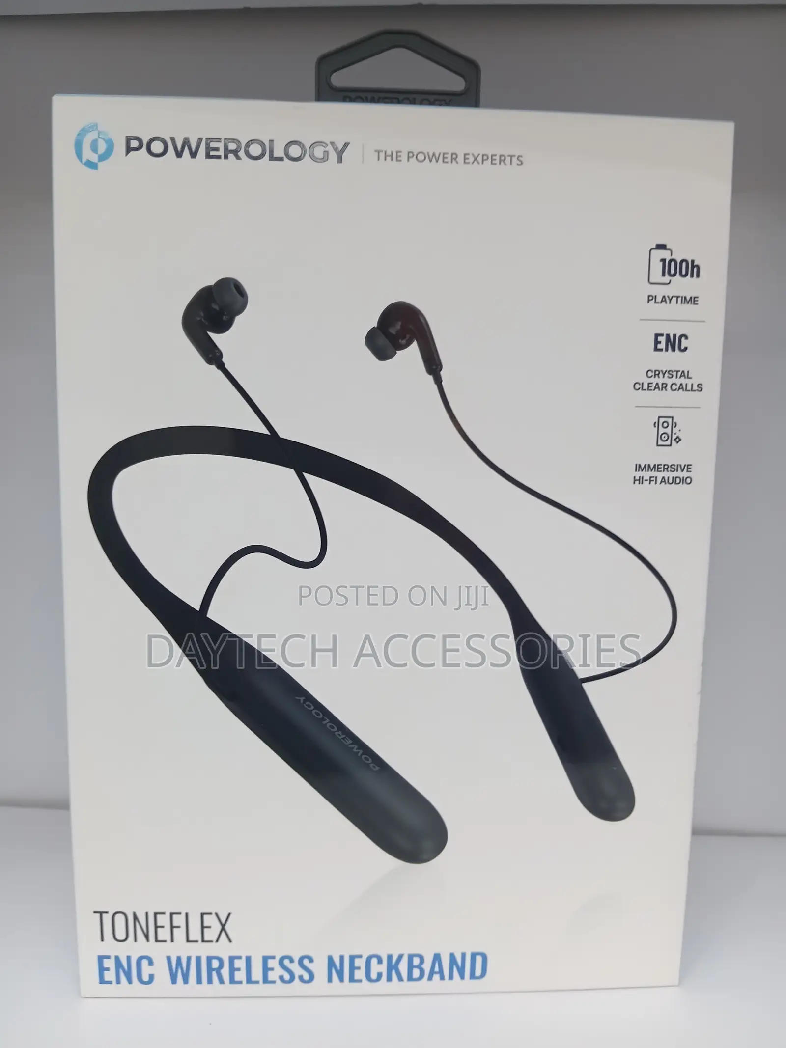 Powerology Toneflex Wireless Neckband Environmental Noise Cancellation