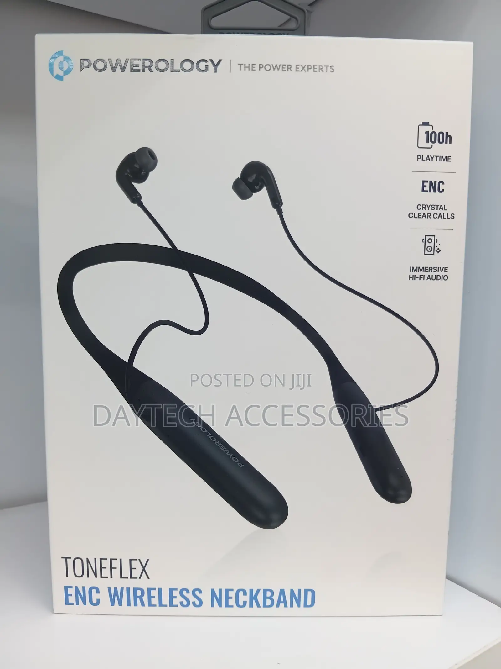 Powerology Toneflex Wireless Neckband Environmental Noise Cancellation
