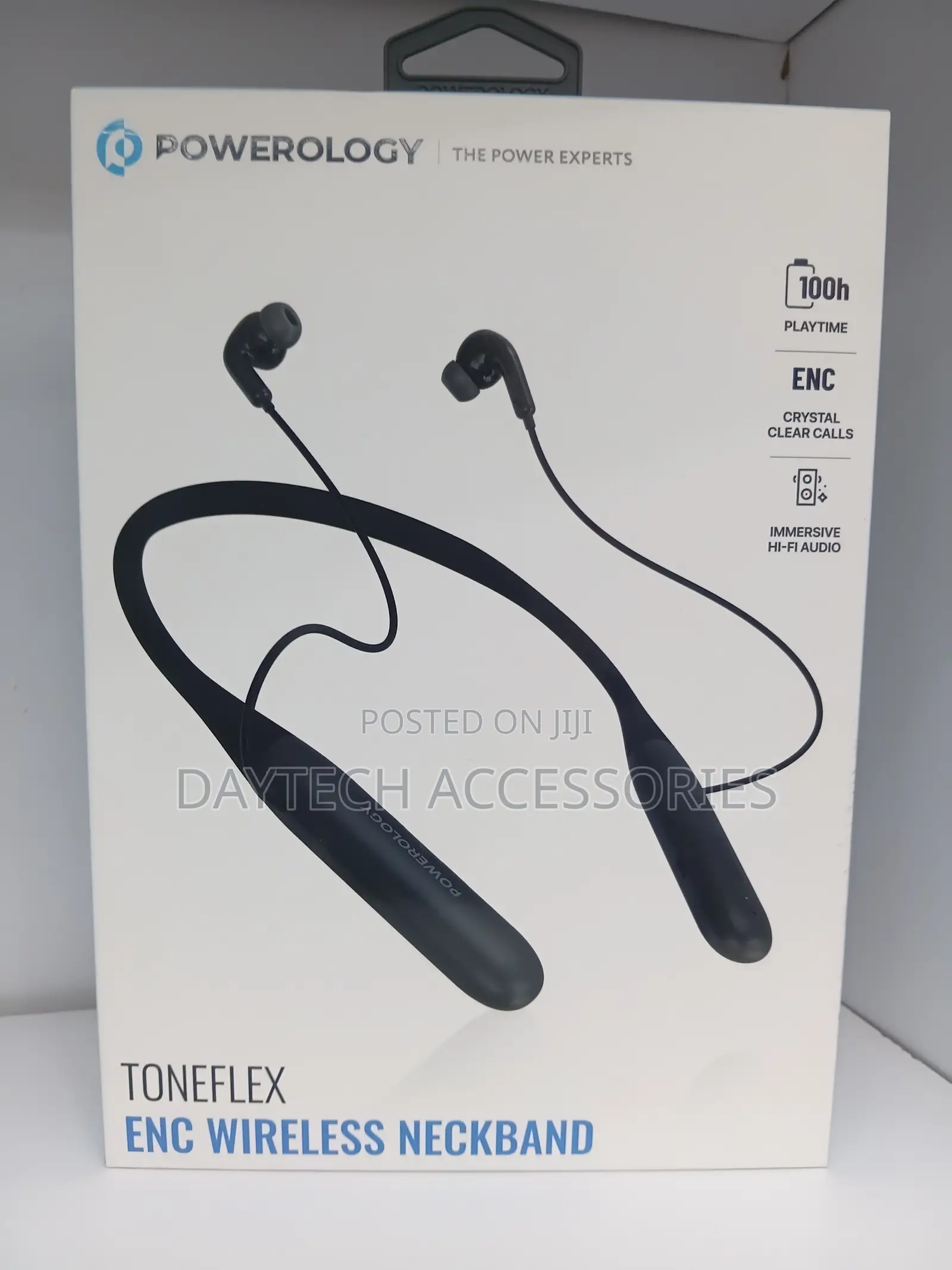 Powerology Toneflex Wireless Neckband Environmental Noise Cancellation