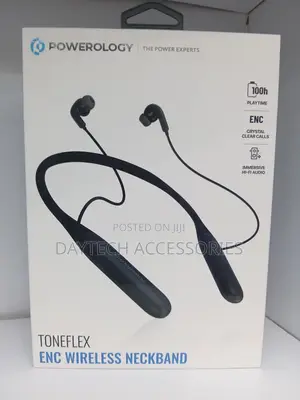 Powerology Toneflex Wireless Neckband Environmental Noise Cancellation