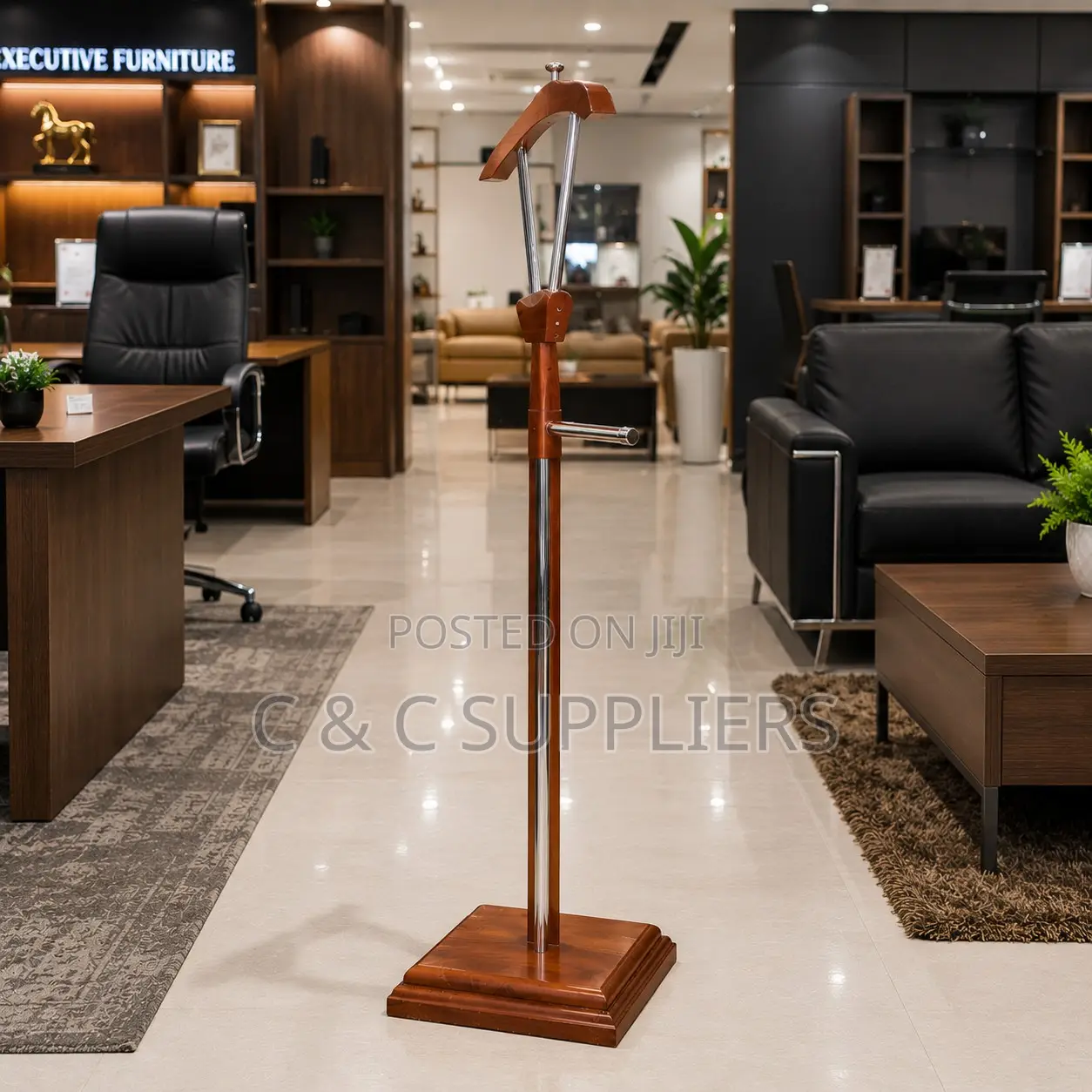 Manager's Mahogany Coat Hanger