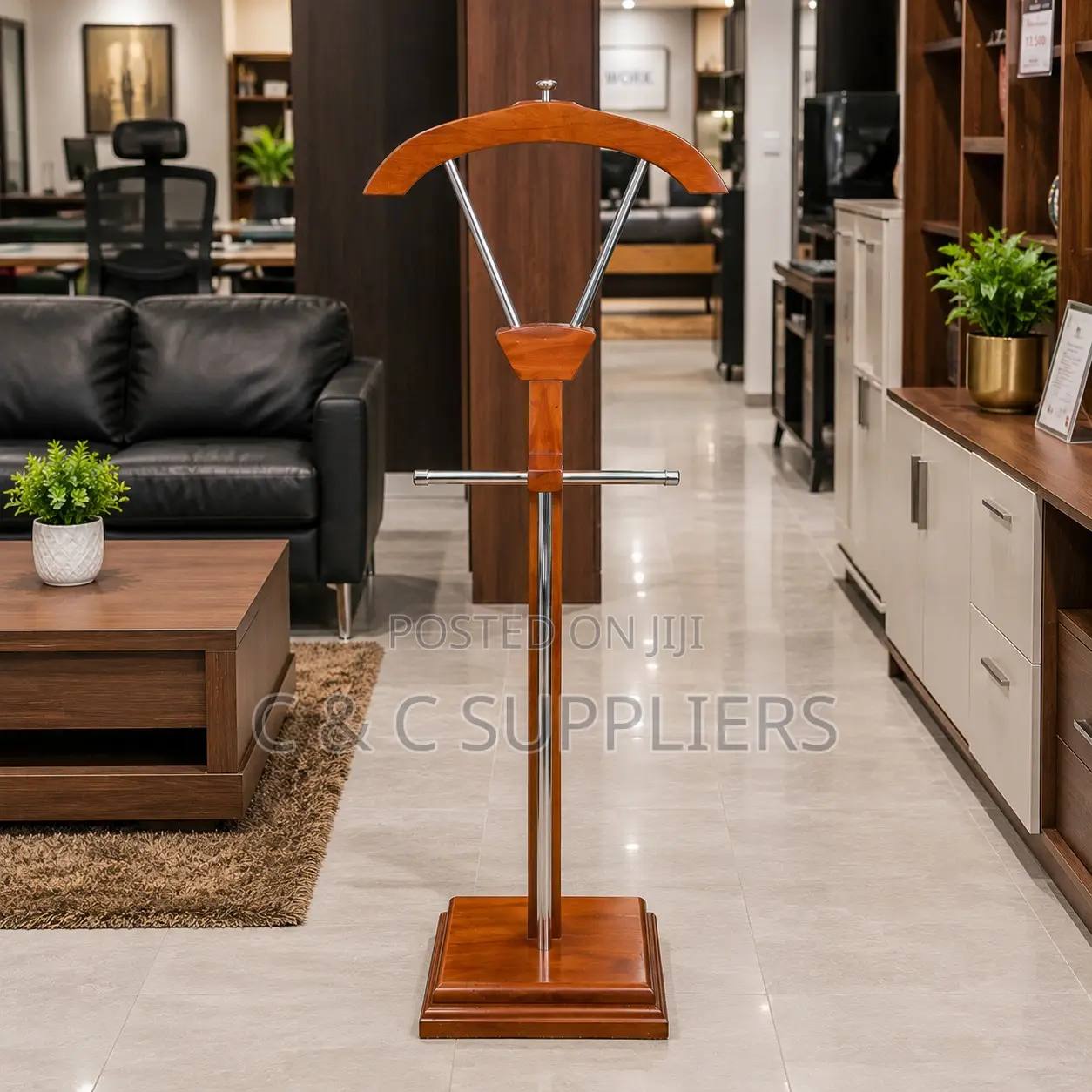 Manager's Mahogany Coat Hanger
