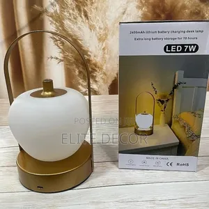 Rechargeable LED Table Lamp 2000mAh Battery | 3 Dimming Touch Modes