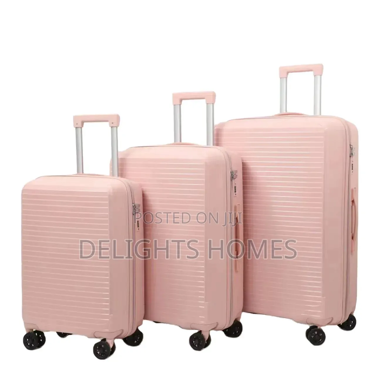 Unbreakable Rubber Suitcase Pp 3-in-1 Suitcase Set_yu
