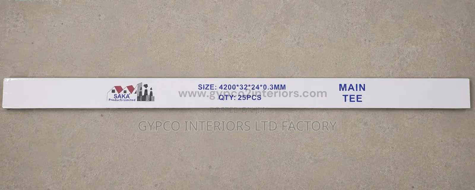 Main Tee (Acoustic Ceiling)