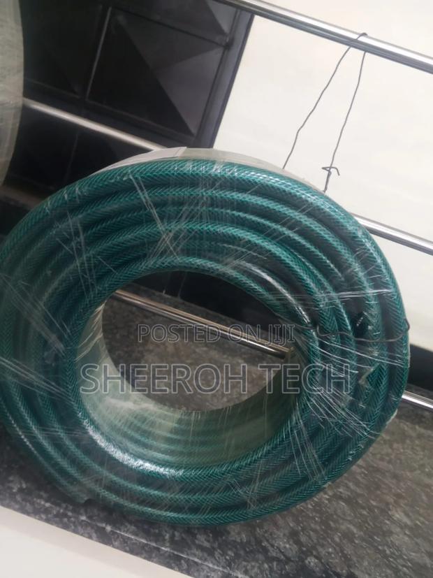 Green Braided Hose Pipe 1" 30m