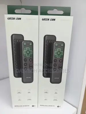 Green Lion Wireless Remote With Keyboard and Air Mouse - Black