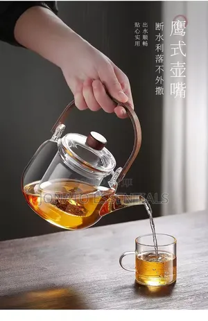 1 Litre Glass Teapot With Infuser Elegant Tea Maker