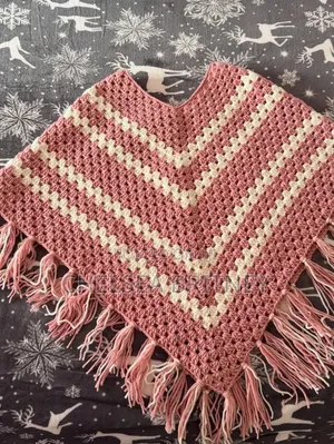 Warm Handmade Quality Crotchet Poncho
