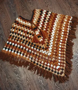 Warm Handmade Quality Crotchet Poncho