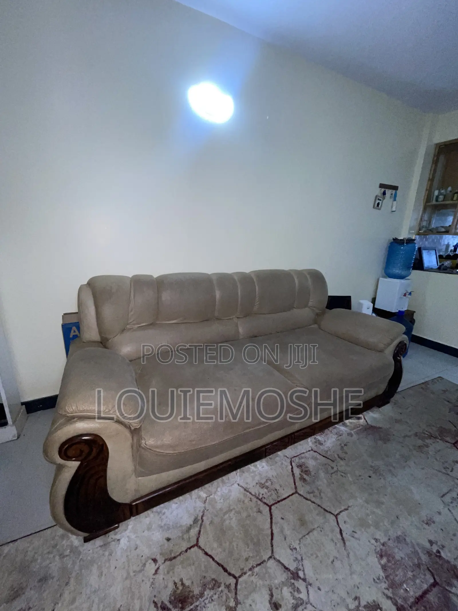 5 Seater Leather Sofa Set