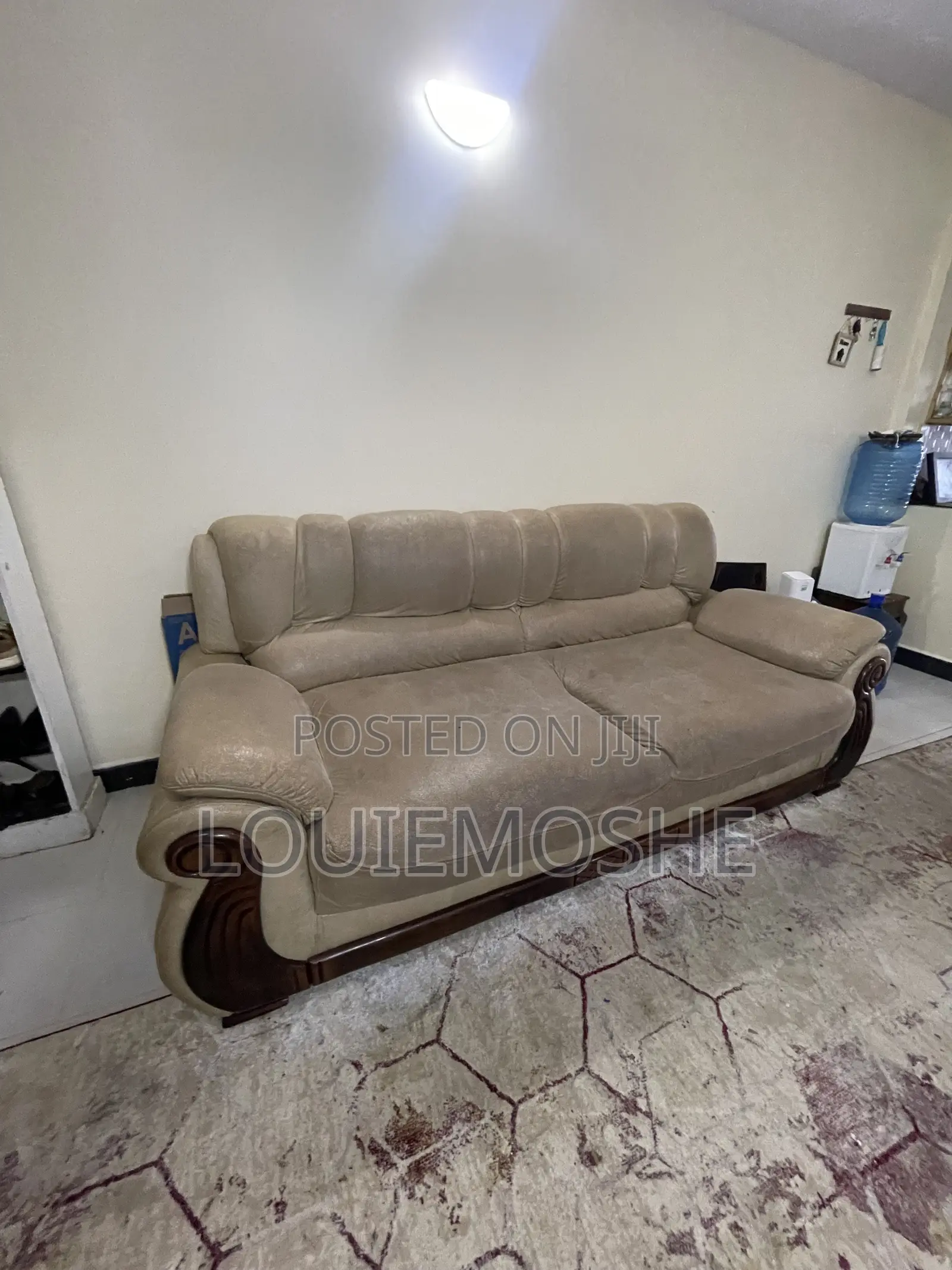5 Seater Leather Sofa Set
