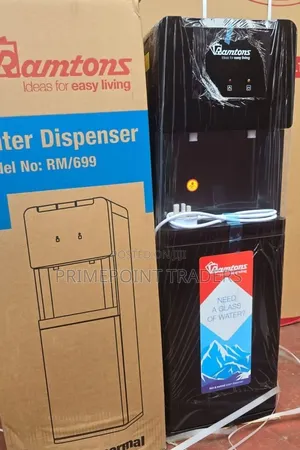 Ramtons Black Hot Normal Standing Water Dispenser