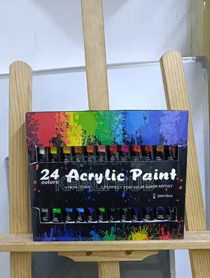 Acrylic Paint Professional Acrylic Paint Set 24 Colours – 12ml Tubes