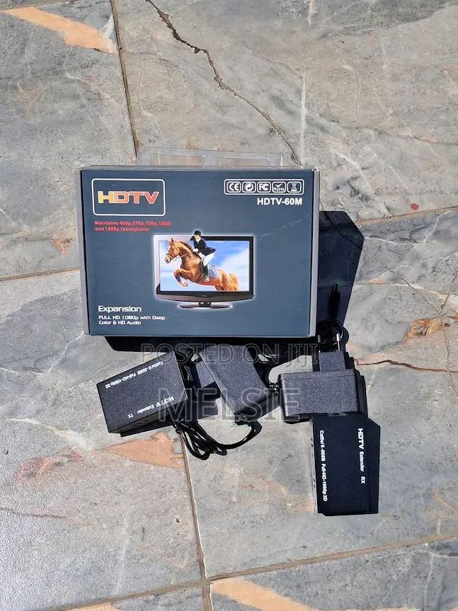 HDMI to RJ45 Extender 60 Meter Full HD Kit