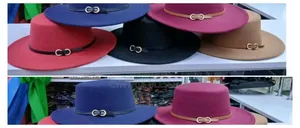 Flat Top Fedora Hats