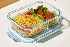 1040ml 1pc Partitioned Food Storage Container With the Lid,