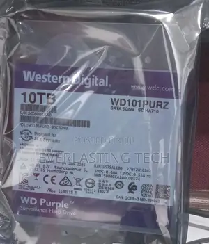 Wd Purple Pro Surveillance Hard Drive 10tb