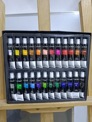 Acrylic Paint Professional 24 Colour Acrylic Paint Set for Artists