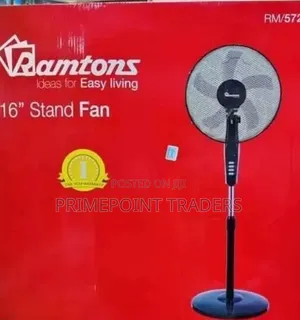 Ramtons Standing Fan Powerful Cooling With 3-Speed Control