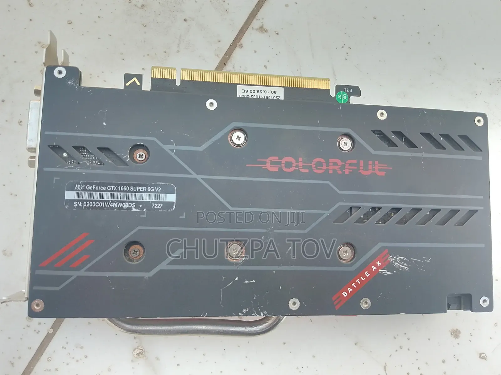 Refurbished GTX 1660 Super(Colorful Battle Ax)