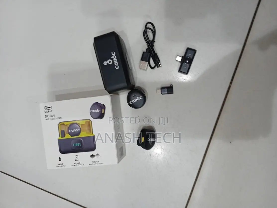 M4 C C Wireless Clip-on Microphone for Android iPhone