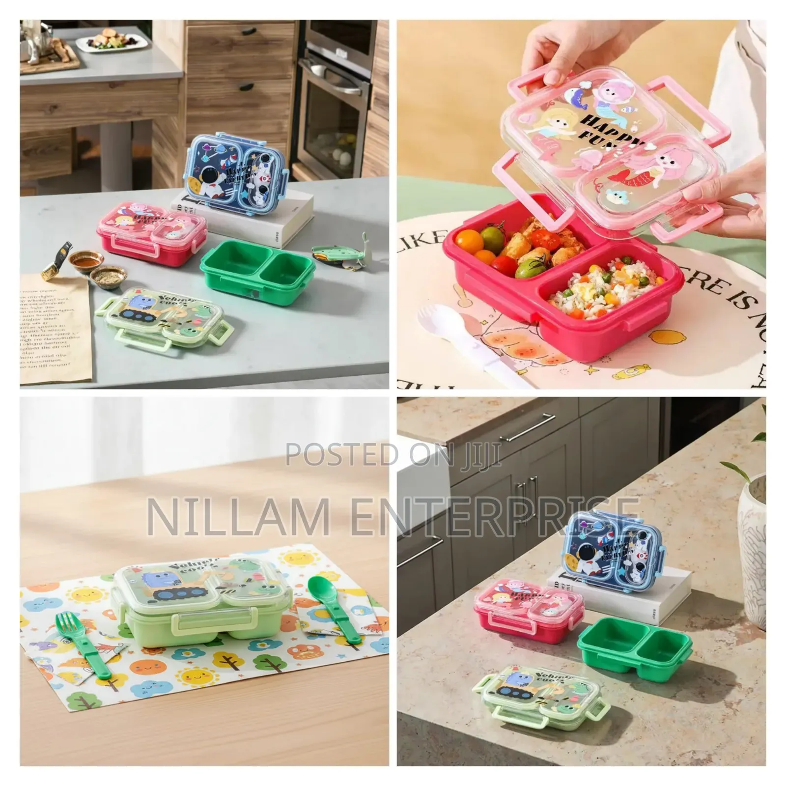 2-Compartment Bento Lunch Box