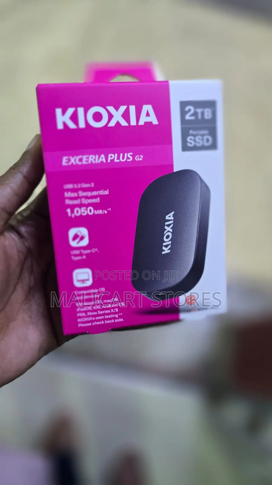 Kioxia Exceria Plus G2 Portable SSD 2tb