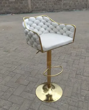 Braided Velvet Bar Stool