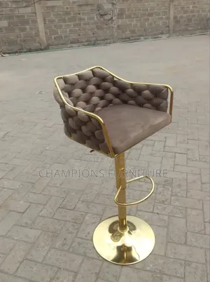 Braided Velvet Bar Stool