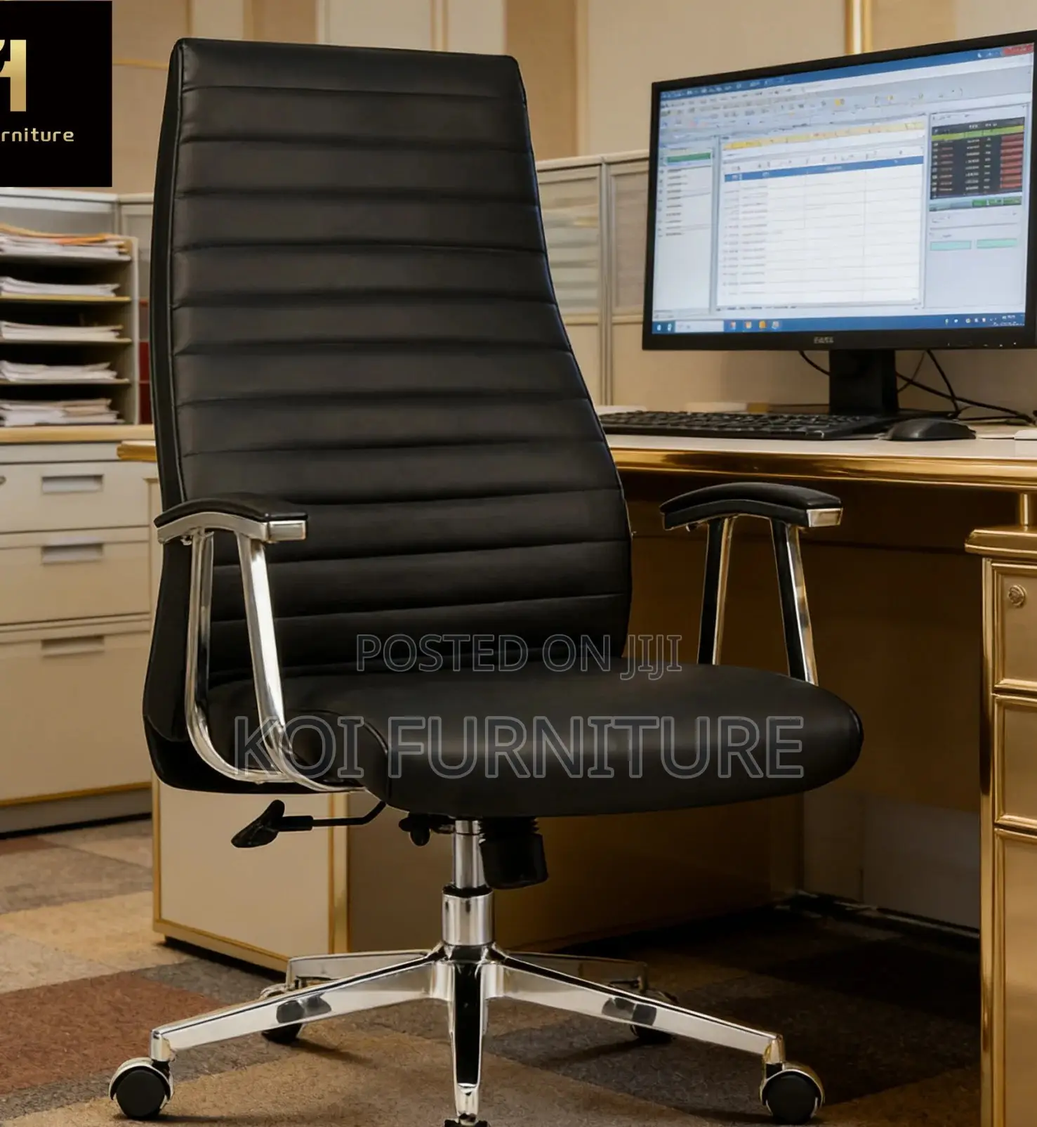 Office Chairs; Executive Prestidge Office Chairs With High Backrest