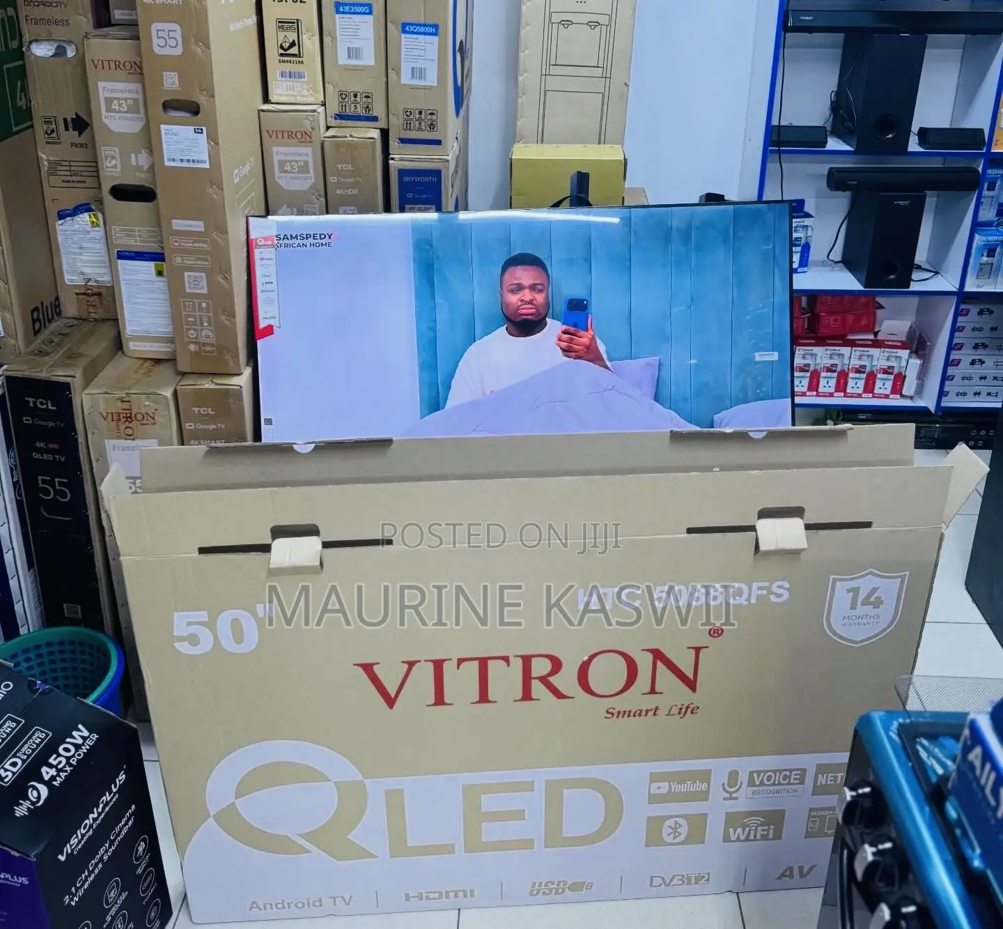 Vitron Qled 50”inch Android