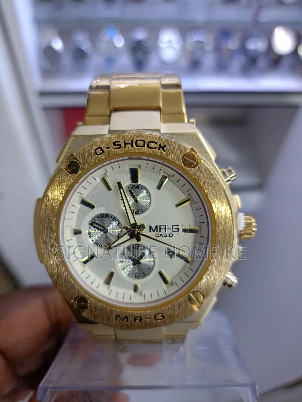 G Shock Mettalic Watch