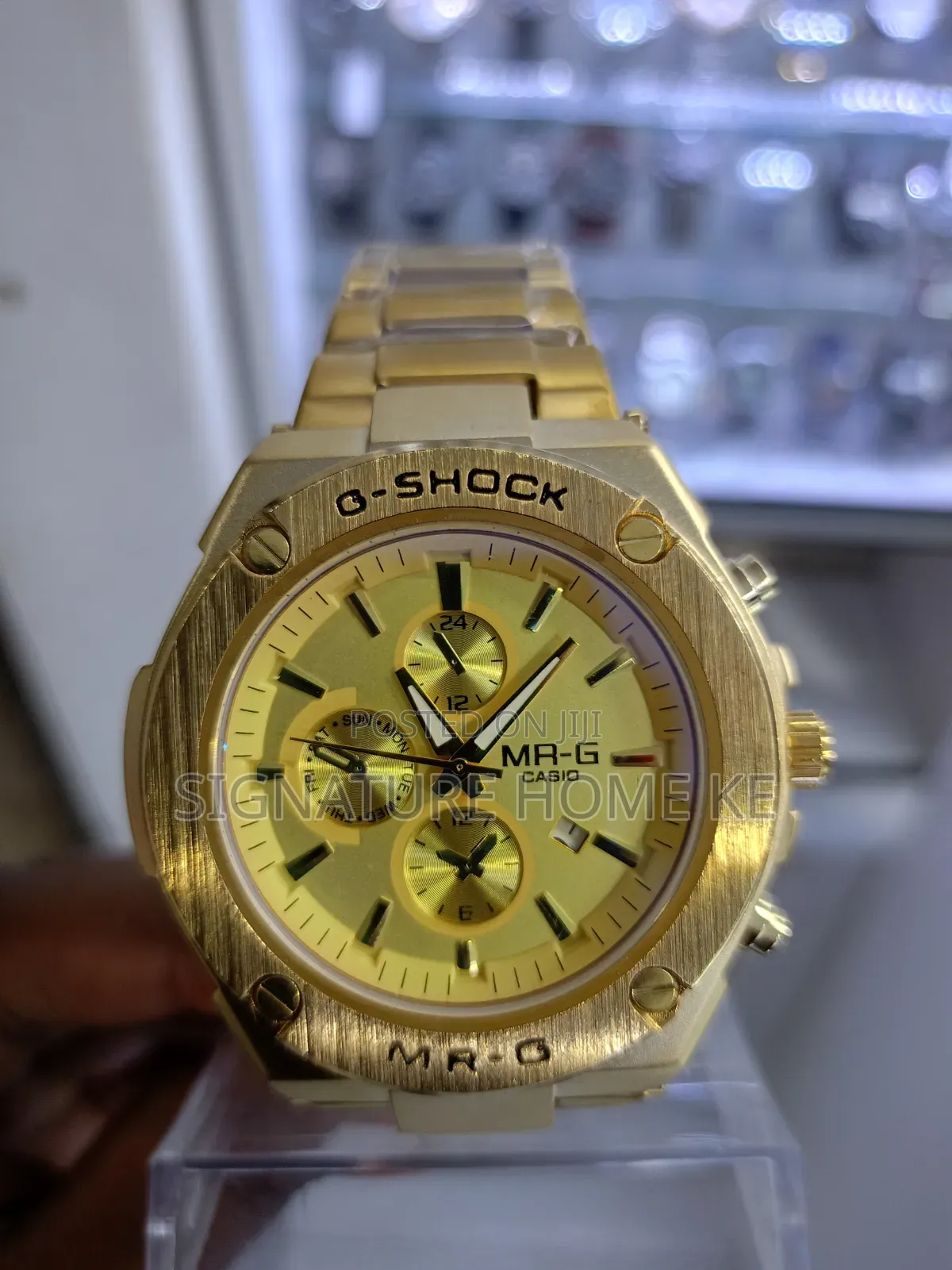G Shock Mettalic Watch