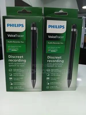 Philips - VoiceTracer DVT1600 32GB Digital Voice Recorder Pen