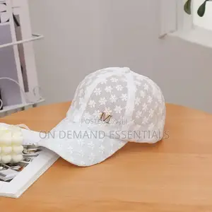 Lace Flower Thin Baseball Cap Female Spring and Summer Sunscreen