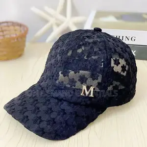 Lace Flower Thin Baseball Cap Female Spring and Summer Sunscreen