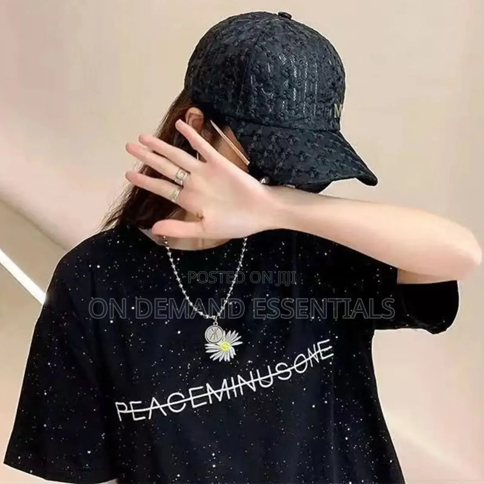 Lace Flower Thin Baseball Cap Female Spring and Summer Sunscreen