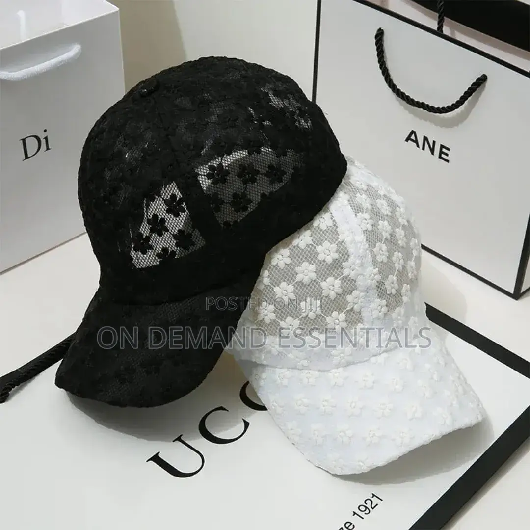 Lace Flower Thin Baseball Cap Female Spring and Summer Sunscreen