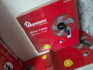 Ramtons 16 Inch Wall Fan With Remote