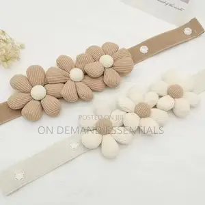 1p Flower Drapes Tiebacks Handwoven Fabric Flower Shape Drape Tiebacks