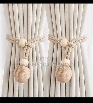 2pcs Nordic Style Cotton Rope Curtain Tiebacks